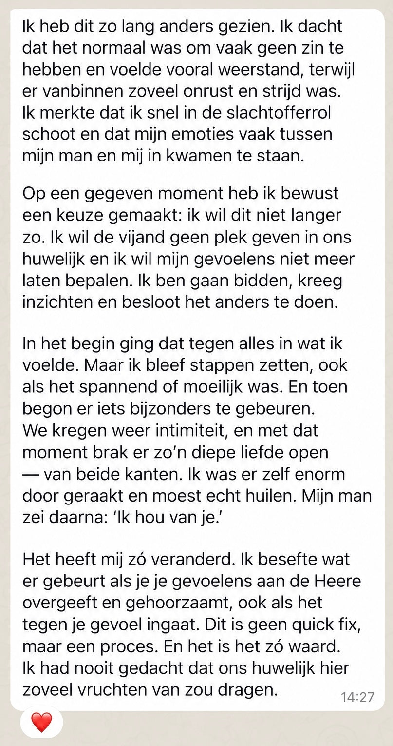 Van Huisgenoten naar Hemels Huwelijk