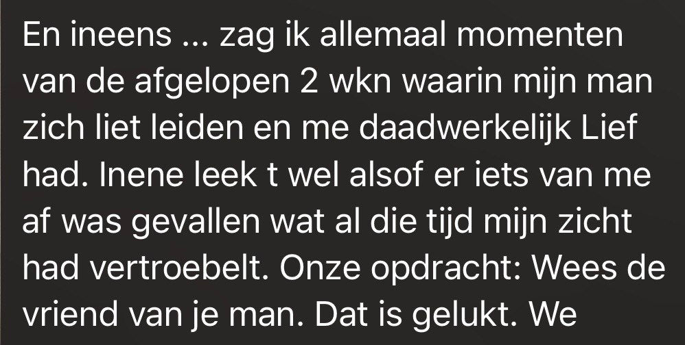 Zij doet hem goed challenge
